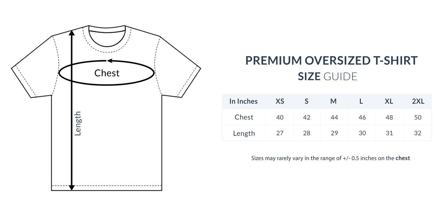 Galactic Brew Oversized Black Tee βπ